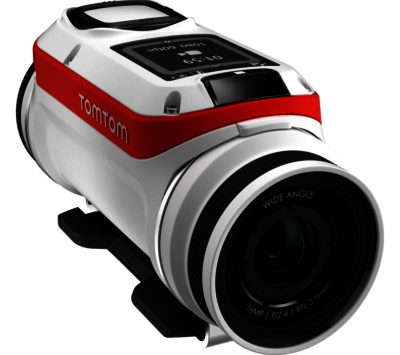 TOMTOM  Bandit Action Camcorder - White & Red